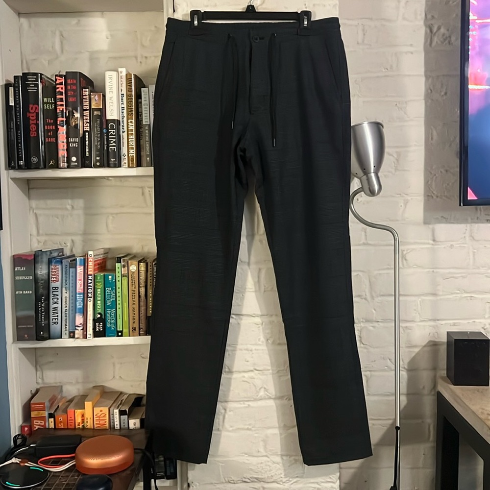 Robert Barakett Plaid Wool Blend 34X34 Pants